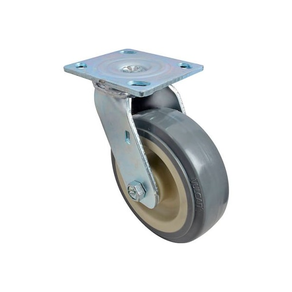 Allpoints Allpoints 1201150 Caster, Plate (6", Gry) For Standard Keil 1201150 - main